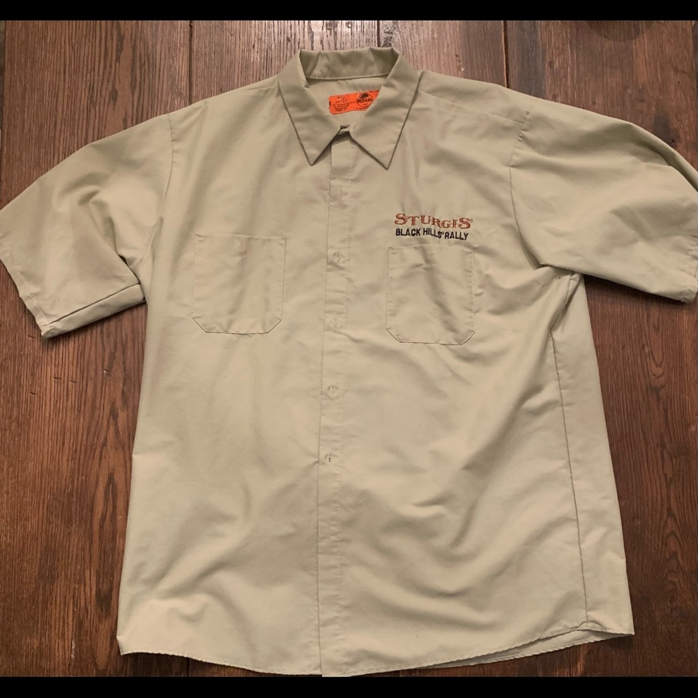 Men’s Sturgis Button shirt. South Dakota Bike Motorcycle